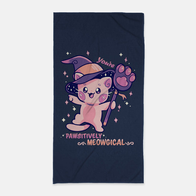 PAWsitively MEOWgical-None-Beach-Towel-TechraNova