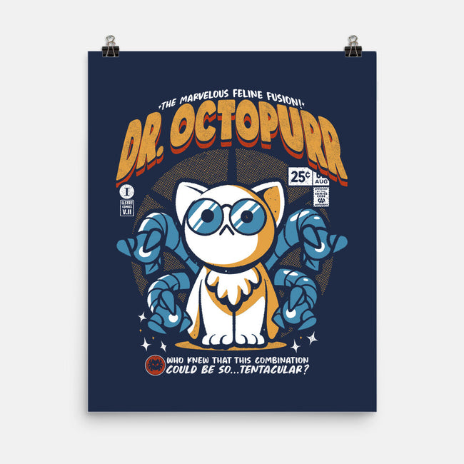 Doctor Octopurr-None-Matte-Poster-ilustrata