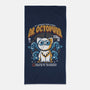 Doctor Octopurr-None-Beach-Towel-ilustrata