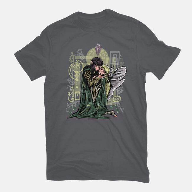 The Dark Kiss-Unisex-Basic-Tee-zascanauta