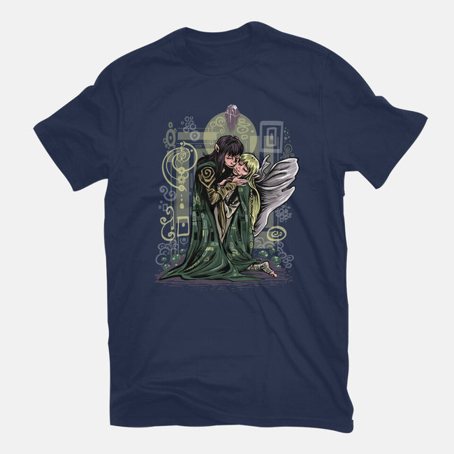 The Dark Kiss-Unisex-Basic-Tee-zascanauta