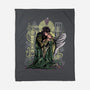 The Dark Kiss-None-Fleece-Blanket-zascanauta