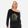 The Dark Kiss-Womens-Off Shoulder-Sweatshirt-zascanauta