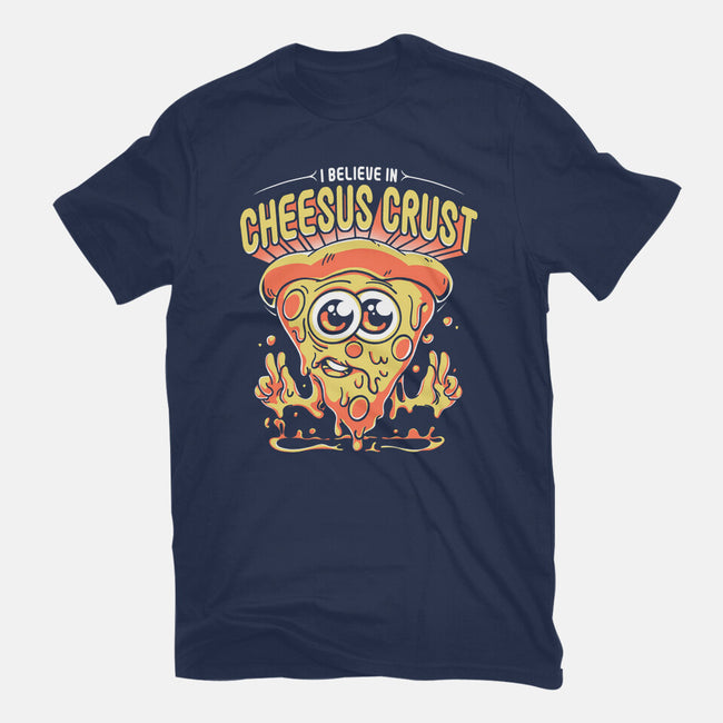 Cheesus Crust-Unisex-Basic-Tee-estudiofitas