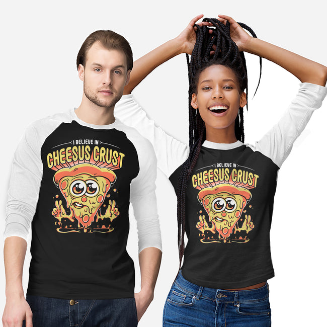 Cheesus Crust-Unisex-Baseball-Tee-estudiofitas