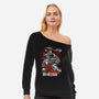 Metal Brothers-Womens-Off Shoulder-Sweatshirt-Knegosfield