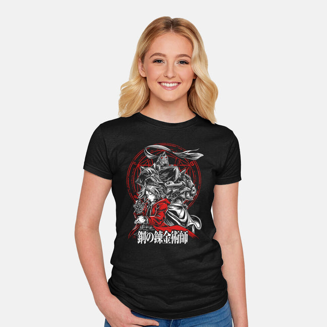 Metal Brothers-Womens-Fitted-Tee-Knegosfield