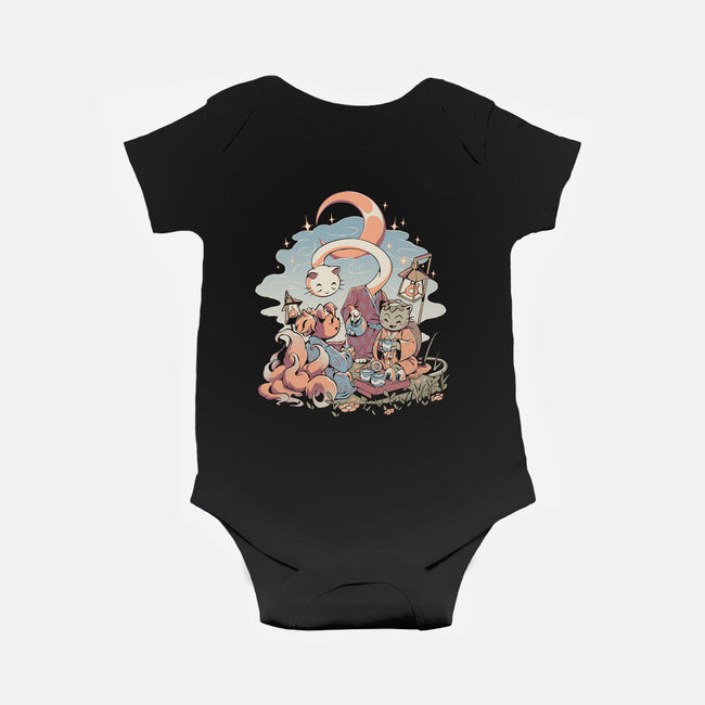 Night Tea-Baby-Basic-Onesie-ilustrata