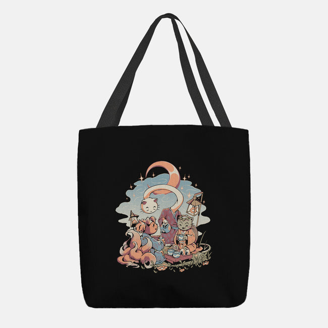 Night Tea-None-Basic Tote-Bag-ilustrata