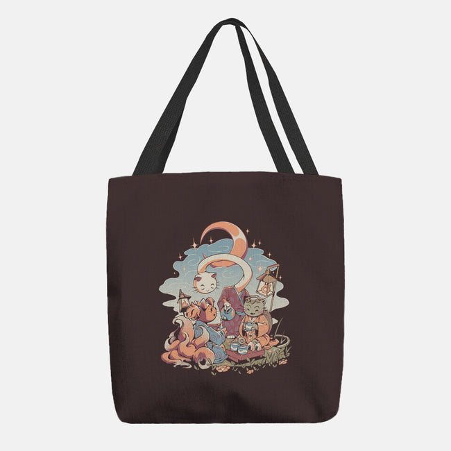 Night Tea-None-Basic Tote-Bag-ilustrata