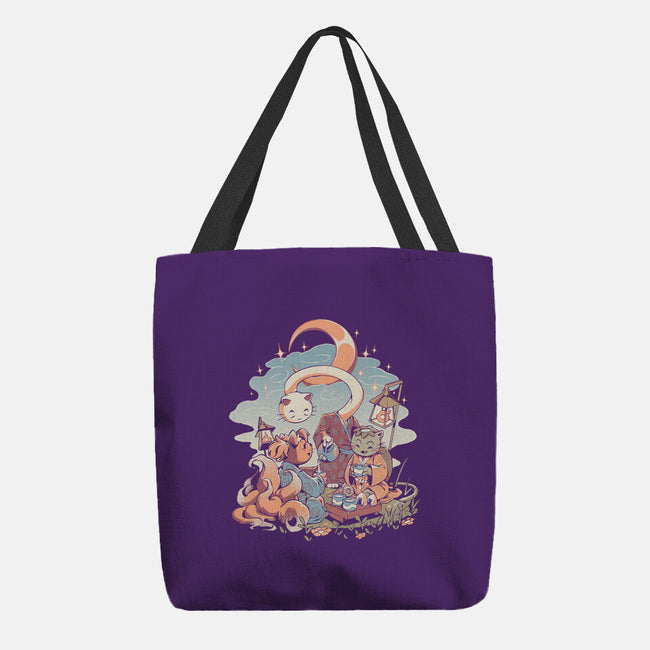 Night Tea-None-Basic Tote-Bag-ilustrata