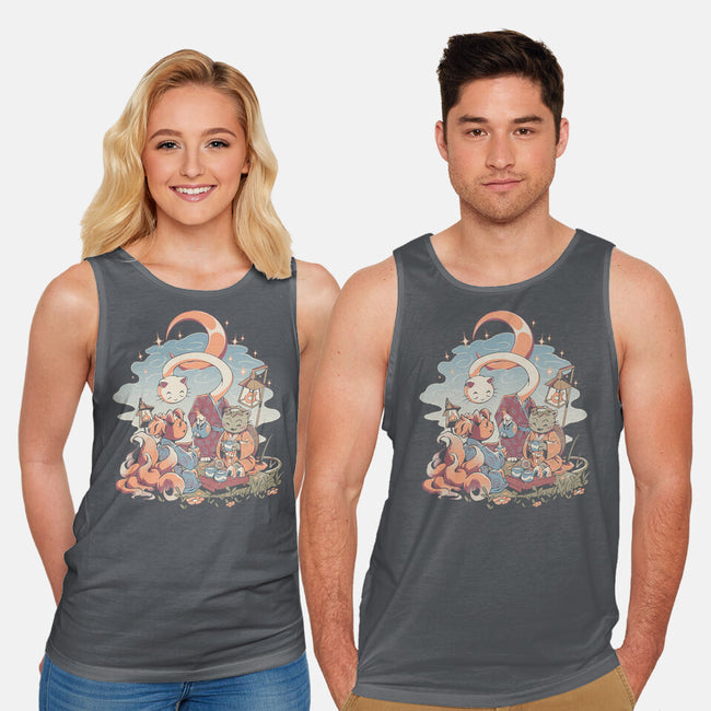 Night Tea-Unisex-Basic-Tank-ilustrata