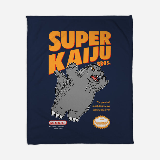 Super Kaiju-None-Fleece-Blanket-pigboom