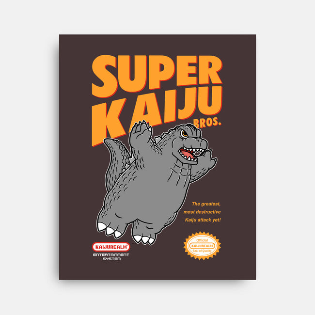 Super Kaiju-None-Stretched-Canvas-pigboom