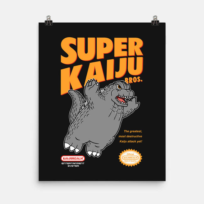 Super Kaiju-None-Matte-Poster-pigboom