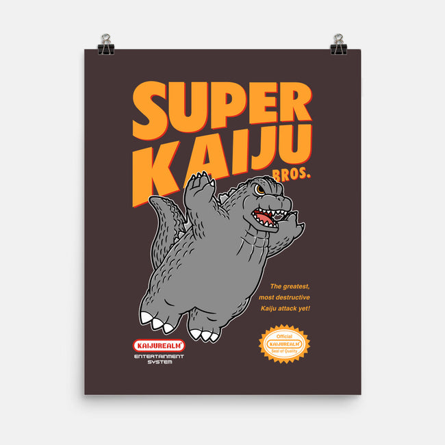 Super Kaiju-None-Matte-Poster-pigboom