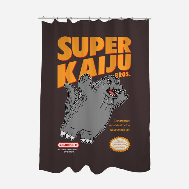 Super Kaiju-None-Polyester-Shower Curtain-pigboom