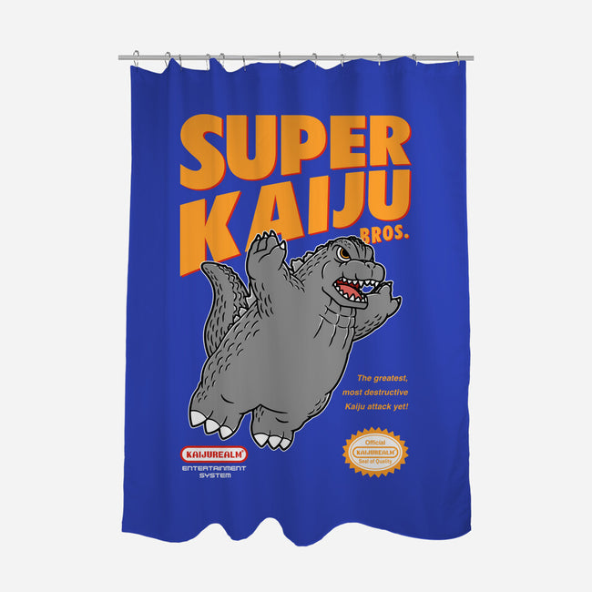 Super Kaiju-None-Polyester-Shower Curtain-pigboom