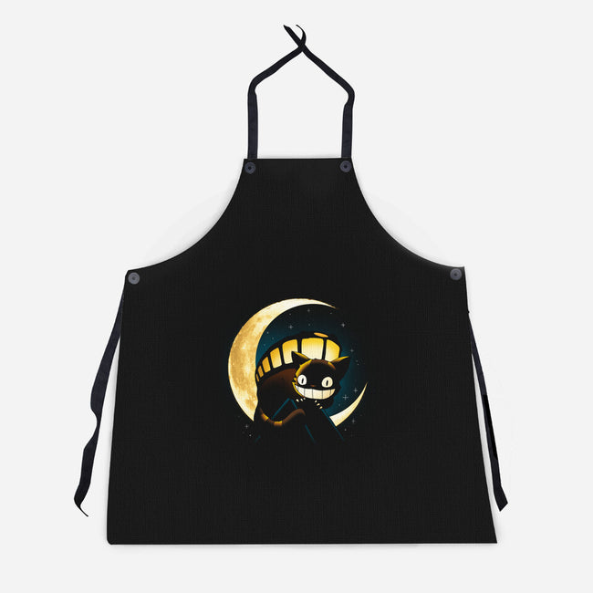 Magic Cat Moon-Unisex-Kitchen-Apron-Vallina84