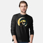 Magic Cat Moon-Mens-Long Sleeved-Tee-Vallina84