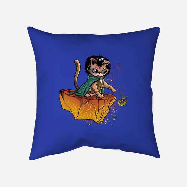 Cat Baggins-None-Removable Cover-Throw Pillow-zascanauta