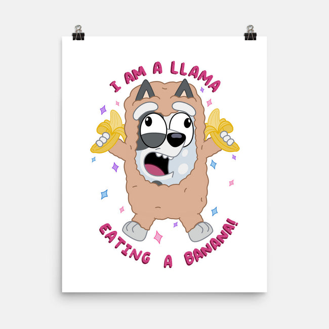 I Am A Llama-None-Matte-Poster-Alexhefe