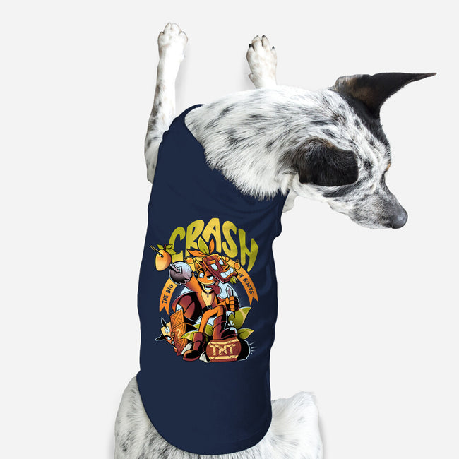 The Big Crash In Boots-Dog-Basic-Pet Tank-Julio