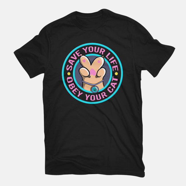 Obey Your Cat-Mens-Heavyweight-Tee-leepianti