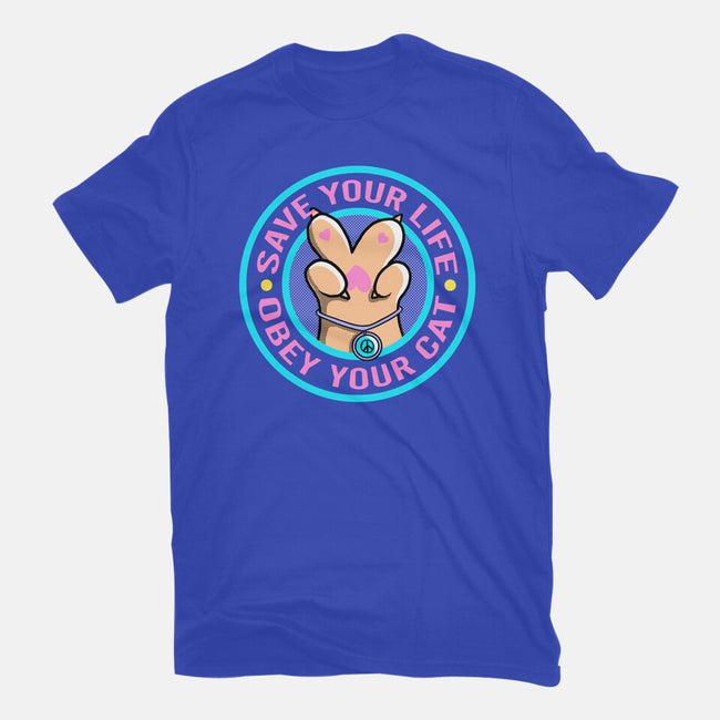 Obey Your Cat-Womens-Fitted-Tee-leepianti