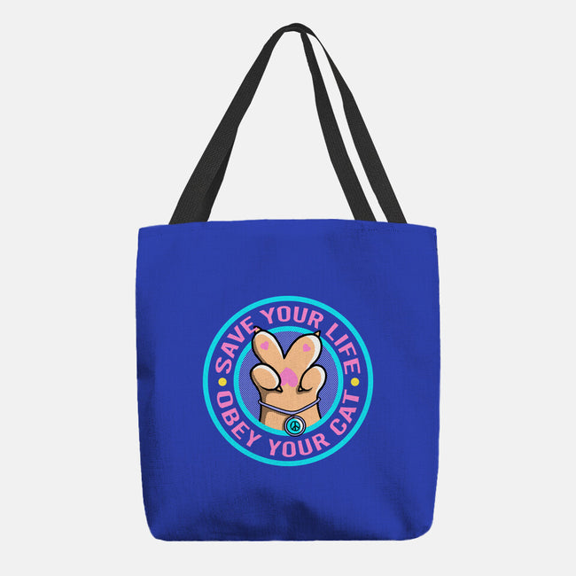 Obey Your Cat-None-Basic Tote-Bag-leepianti