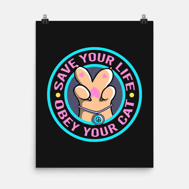 Obey Your Cat-None-Matte-Poster-leepianti