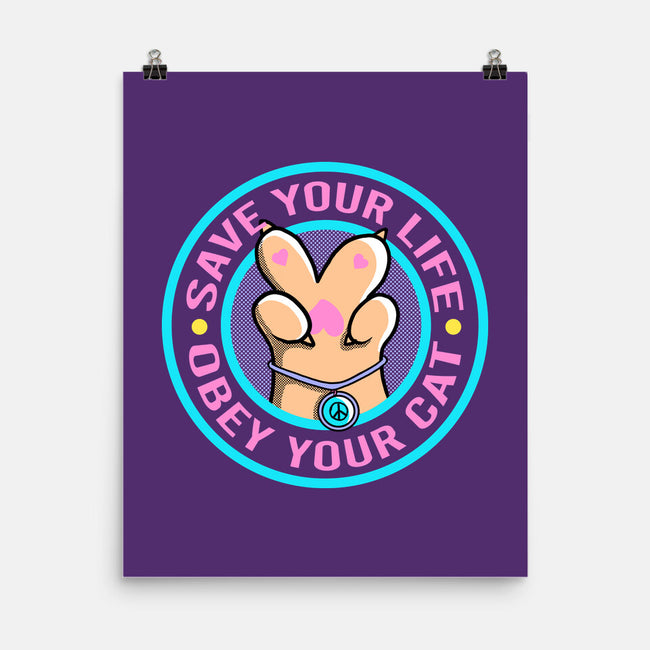 Obey Your Cat-None-Matte-Poster-leepianti