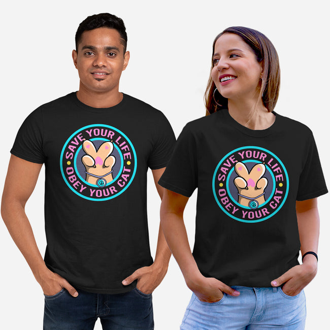 Obey Your Cat-Unisex-Basic-Tee-leepianti