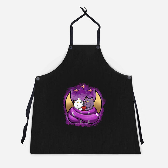 My Cat Love-Unisex-Kitchen-Apron-nickzzarto