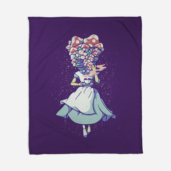 Alice Mushroom-None-Fleece-Blanket-tobefonseca