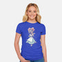 Alice Mushroom-Womens-Fitted-Tee-tobefonseca