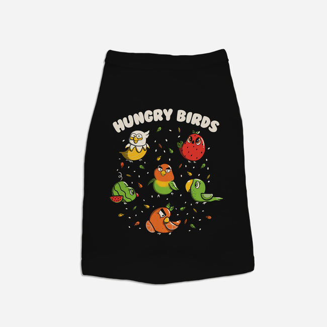 Hungry Birds-Cat-Basic-Pet Tank-tobefonseca