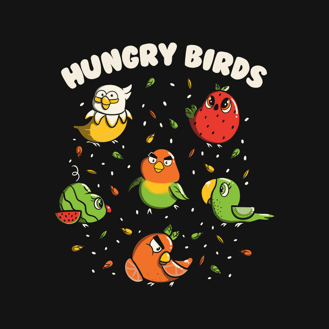 Hungry Birds-None-Polyester-Shower Curtain-tobefonseca