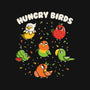 Hungry Birds-Womens-Fitted-Tee-tobefonseca