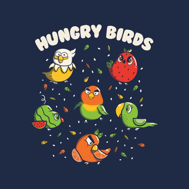 Hungry Birds-Mens-Long Sleeved-Tee-tobefonseca