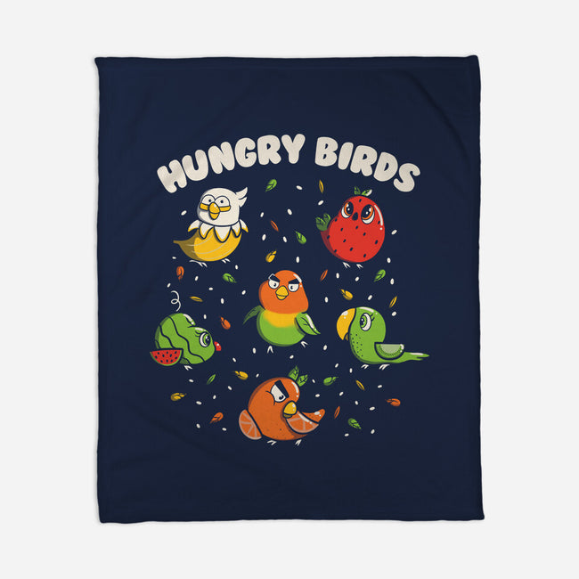 Hungry Birds-None-Fleece-Blanket-tobefonseca