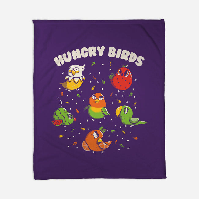 Hungry Birds-None-Fleece-Blanket-tobefonseca