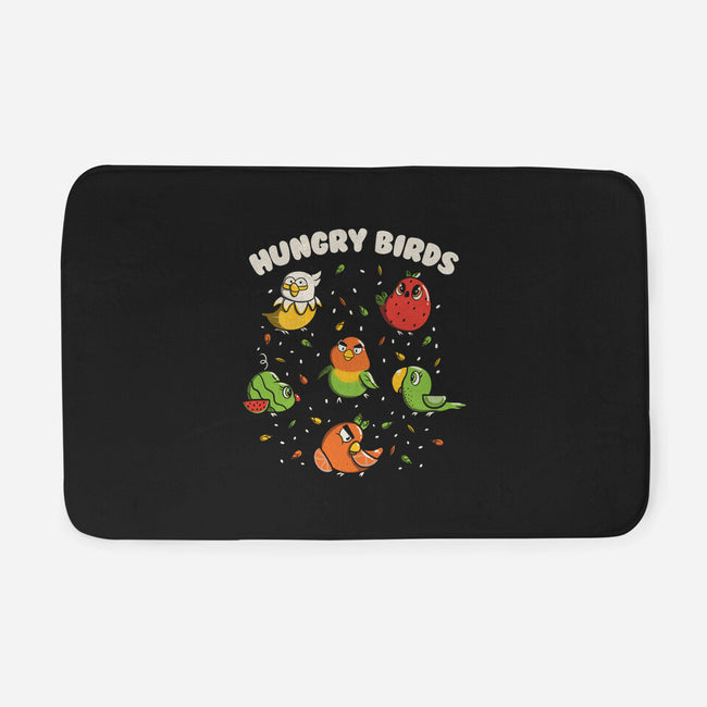 Hungry Birds-None-Memory Foam-Bath Mat-tobefonseca