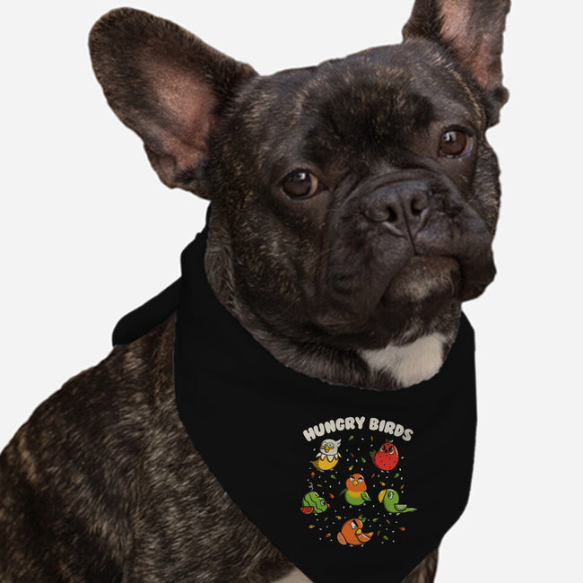 Hungry Birds-Dog-Bandana-Pet Collar-tobefonseca