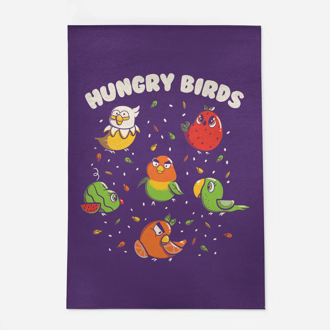 Hungry Birds-None-Outdoor-Rug-tobefonseca