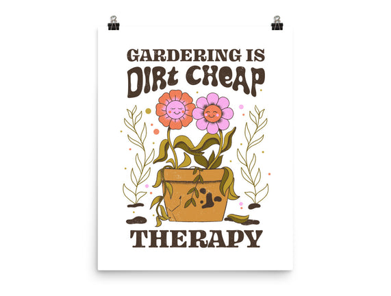 Gardening Is Dirt Cheap Therapy