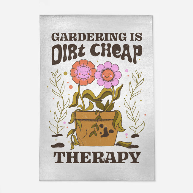 Gardening Is Dirt Cheap Therapy-None-Indoor-Rug-tobefonseca