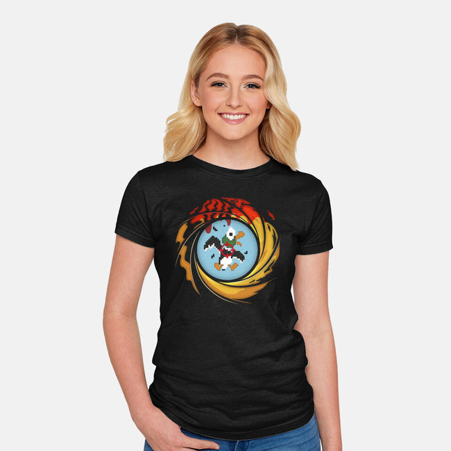 License To Hunt-Womens-Fitted-Tee-Olipop