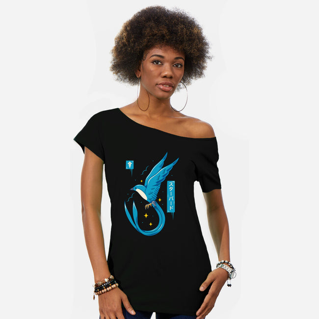 Starbird-Womens-Off Shoulder-Tee-Alundrart