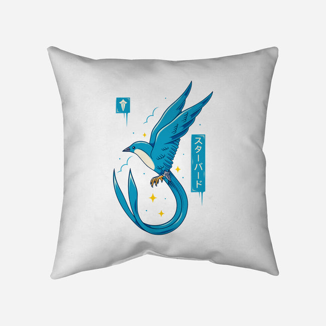 Starbird-None-Removable Cover-Throw Pillow-Alundrart